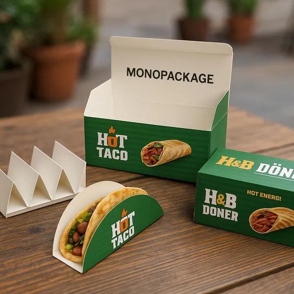 Profesyonel Taco Sunum ve Paketleme Serisi