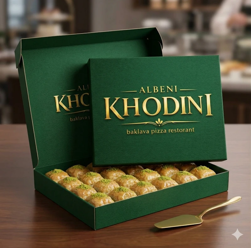 Profesyonel Baklava ve Tatlı Kutusu